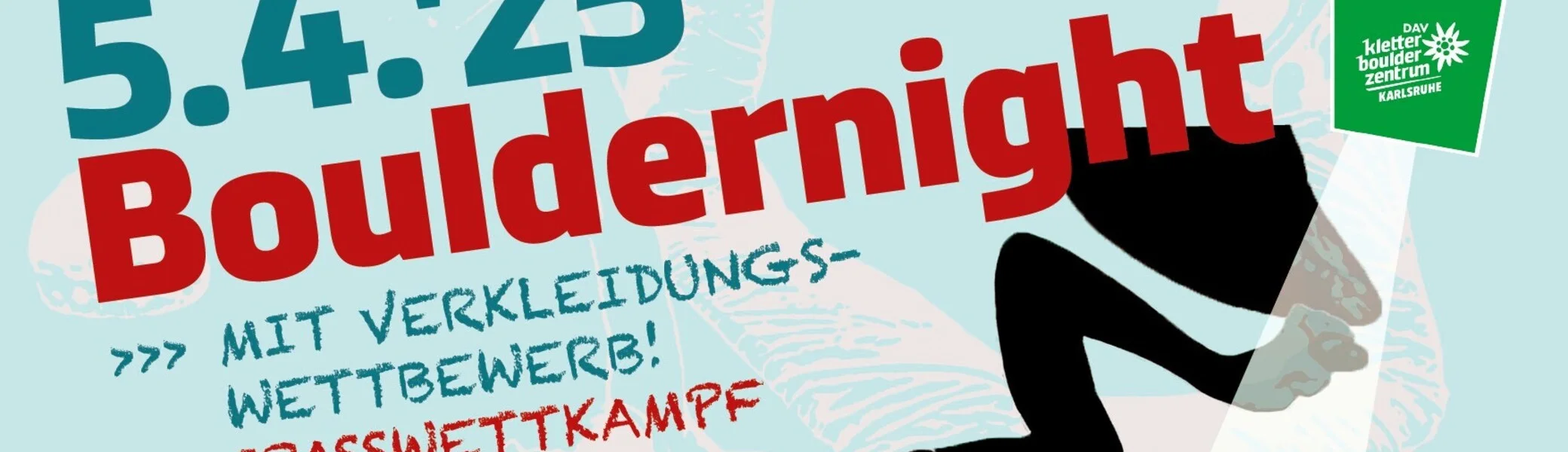 Einladung Bouldernight 2025 | © DAV Karlsruhe \ Gundula Schmidt-Moskob